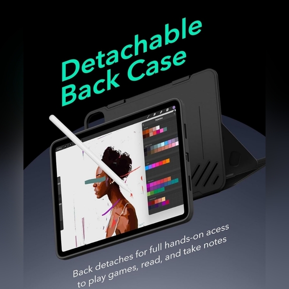 ESR for iPad Pro 11 Inch Case (M4, 2024, 5th Generation), Rotating Case - Picture 9 of 11